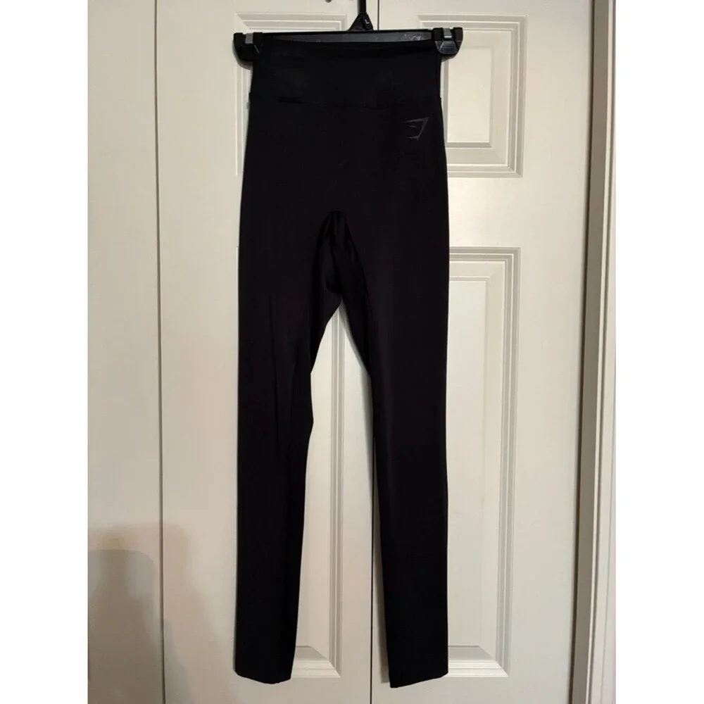 Gymshark Black High Waist Scrunch Butt Leggings XS